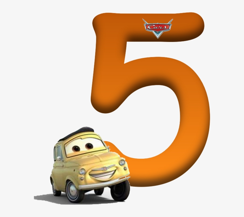 B *✿* Car De Lety Villa - Car With Numbers Clipart, transparent png download