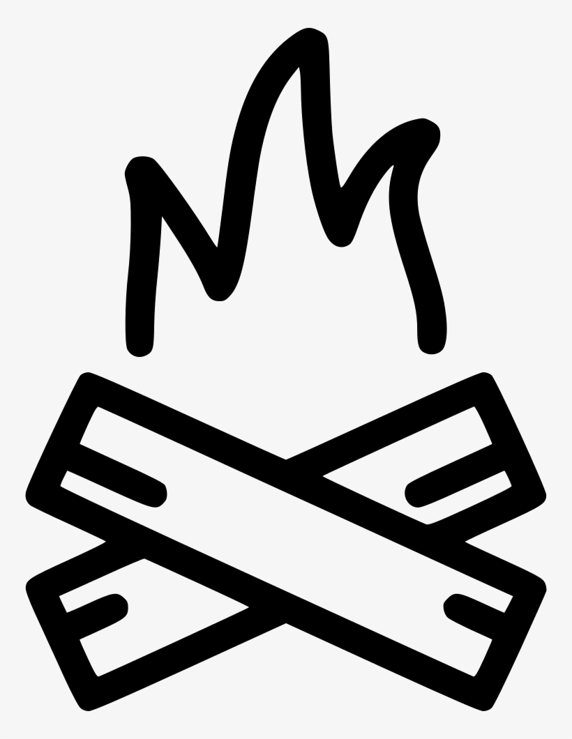 Camping Fire Fireplace Comments - Chef Head Fork And Spoon Png, transparent png download