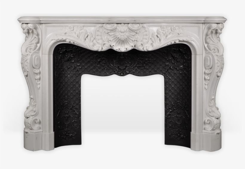 Palais Bourbon Is An Exceptional Custom-made Marble - White Fireplace Transparent, transparent png download
