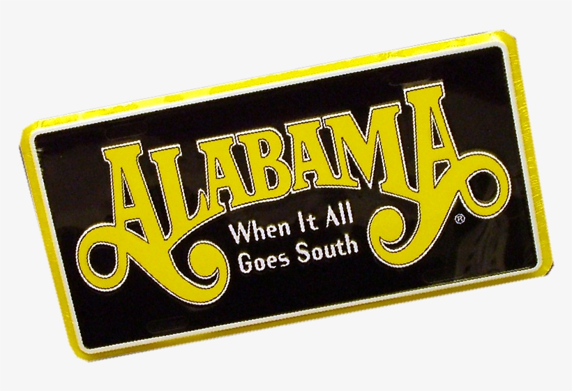 Alabama When It All Goes South License Plate - Alabama, transparent png download