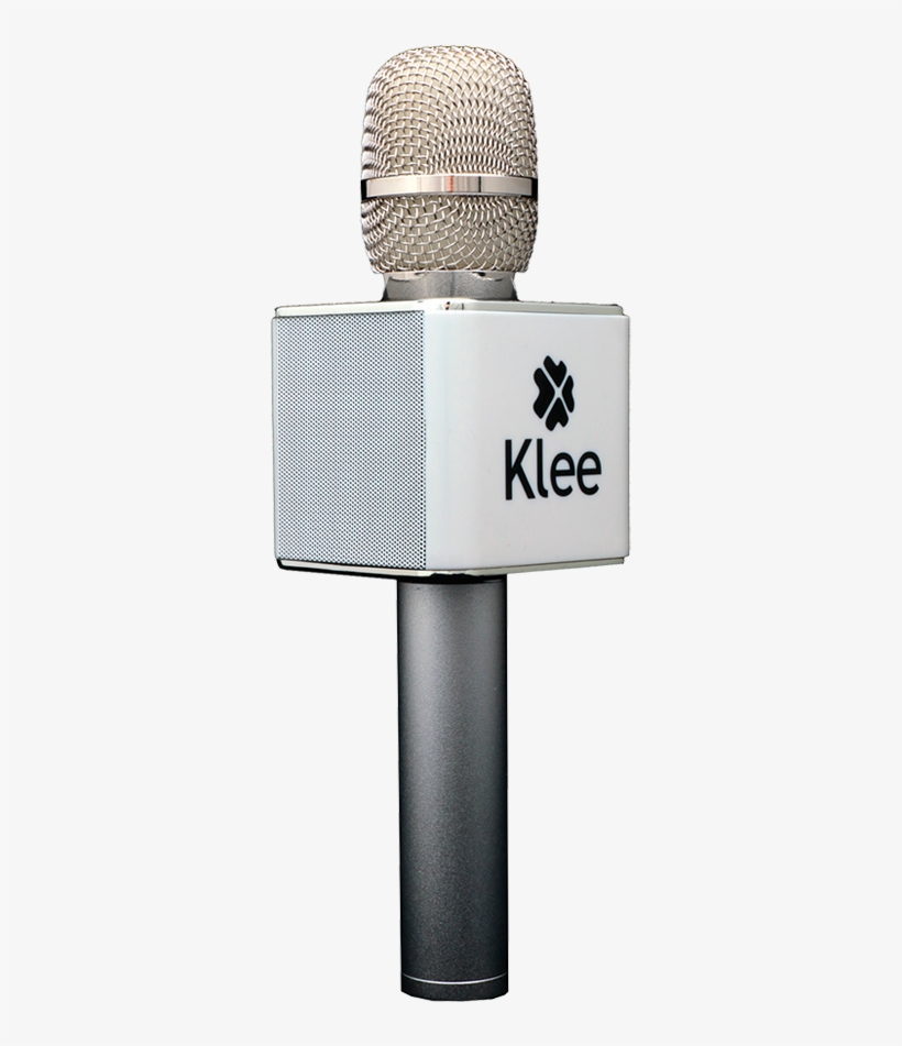 Micrófono Karaoke Bluetooth Plateado - Singing, transparent png download