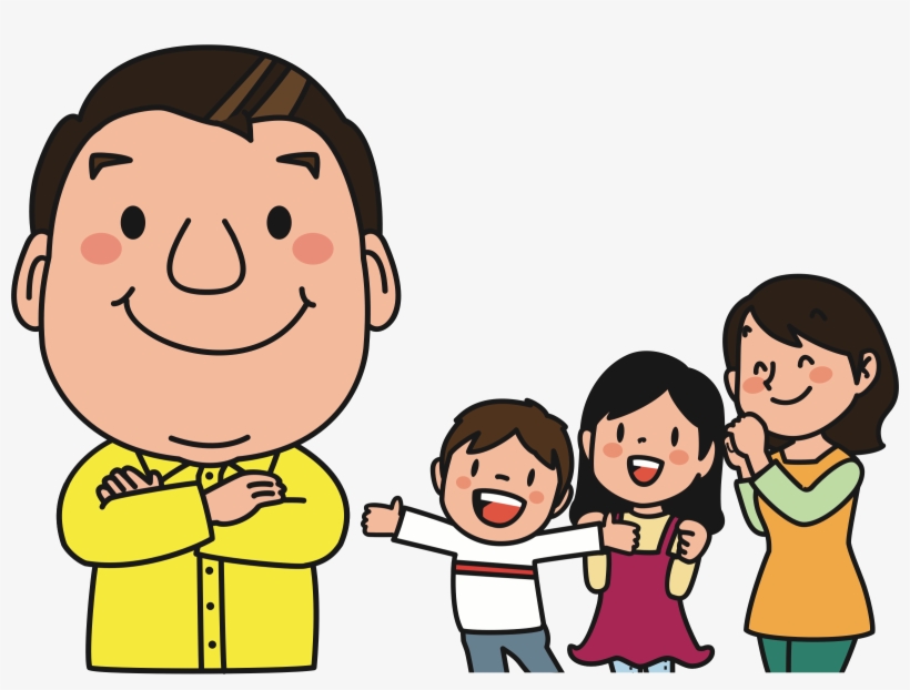 Image Black And White Download Proud Of Big Image Png - Dad And Child Png, transparent png download