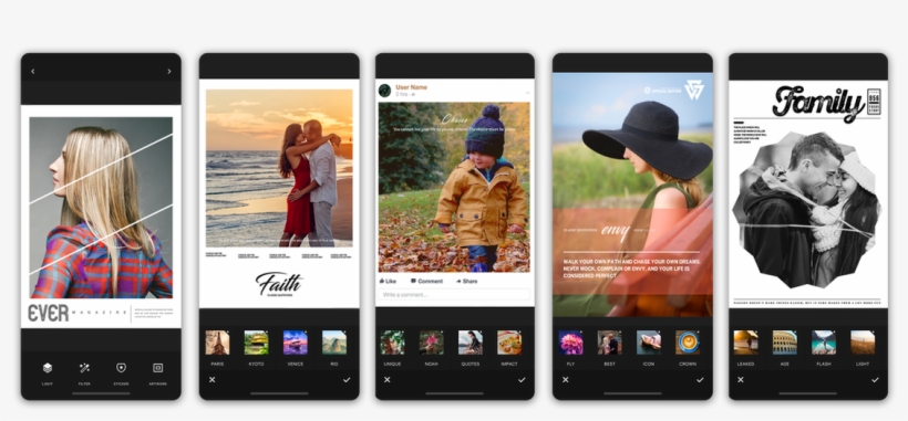 Vary From The Feel Of Film Camera To The Unique Sets - Imitat-weiße Kiefernholz-elegante Foto-schablone Karte, transparent png download