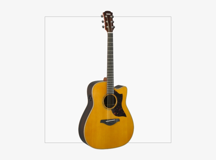 Acoustic Guitars - Yamaha A3r Acoustic/electric Guitar - Vintage Natural, transparent png download