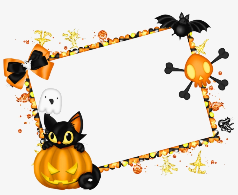 Marcos De Foto Halloween 4 Png - Halloween Frame, transparent png download