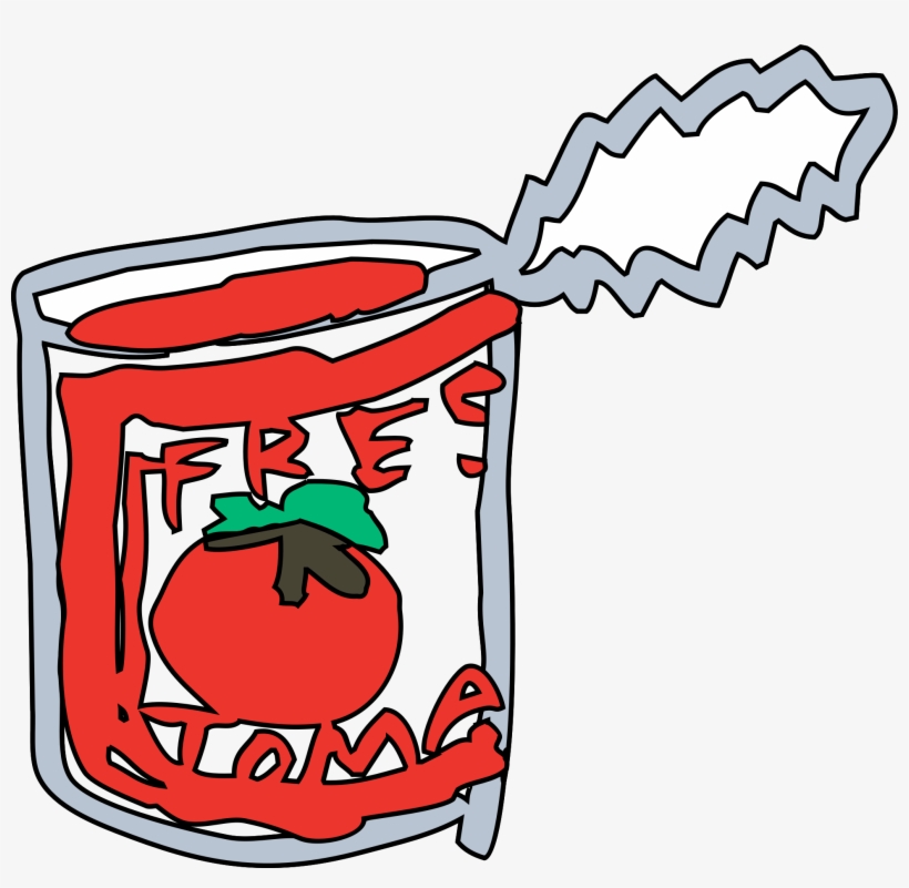 Big Image - Old Tin Can Clipart, transparent png download