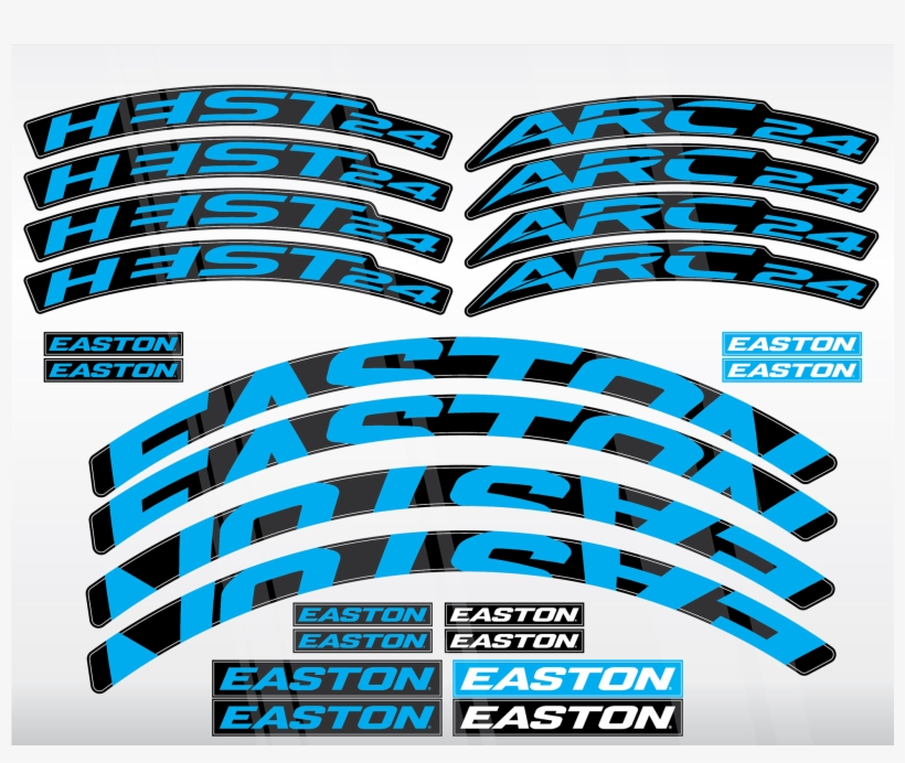 Heist & Arc Decal Kits - Easton Heist - Arc 24 Mtb Rim Decal Kit, transparent png download