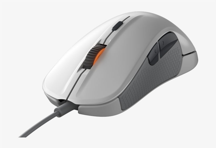 Steelseries Rival 300 - Optical Mouse - White, transparent png download
