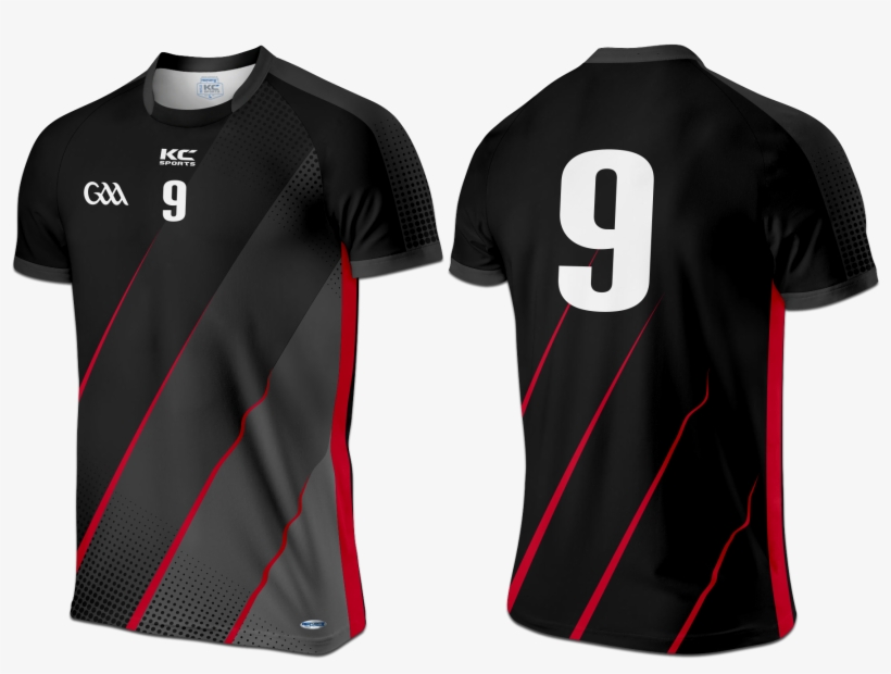 Zoom - Red And Black Jersey Design, transparent png download