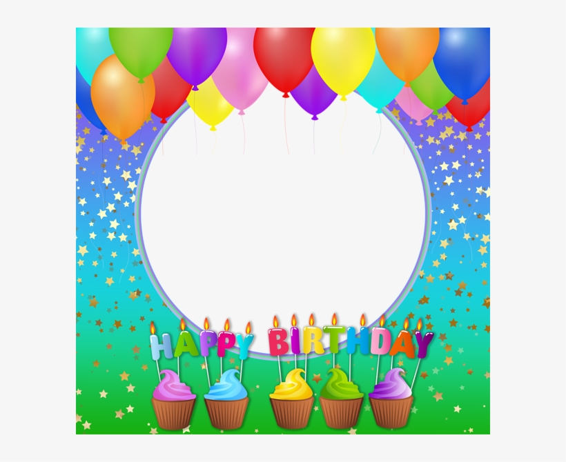 Happy Birthday Transparent Png Photo Frame - Happy Birthday Frame Png, transparent png download