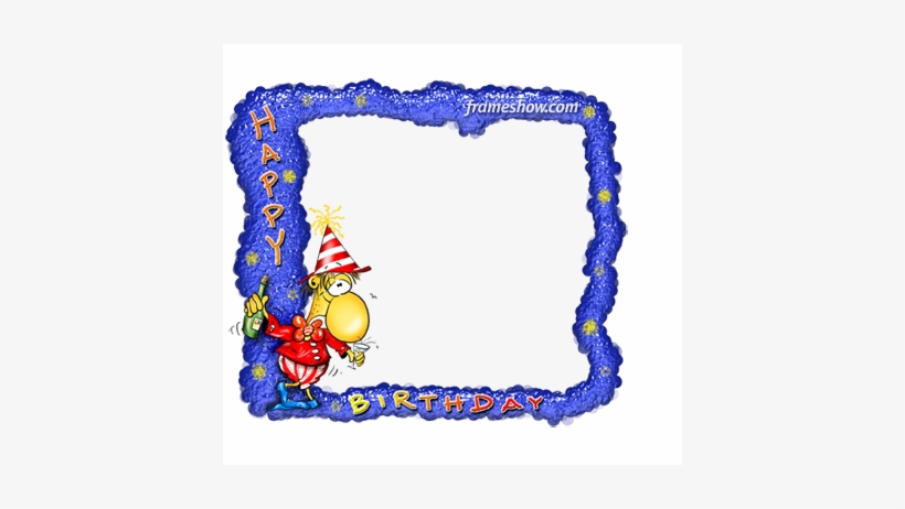 Happy Birthday Photo Frame E-card - Picture Frame, transparent png download