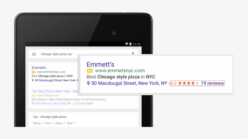 Google Review Ads - Search Ads Png, transparent png download