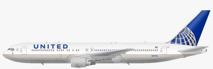 United Airlines - United Airlines Plane Png, transparent png download