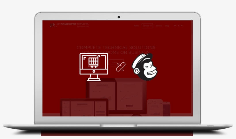 Connecting Your Site To Mailchimp Full Service Design - Led-backlit Lcd Display, transparent png download