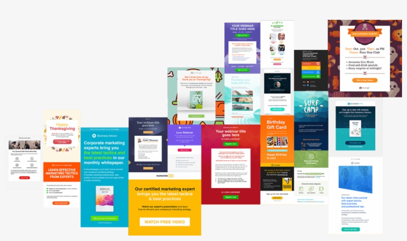 Getresponse Vs Mailchimp - Designing Email Report, transparent png download