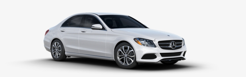 2017 Mercedes Benz C Class Polar White - Mercedes C Class 2018 White, transparent png download