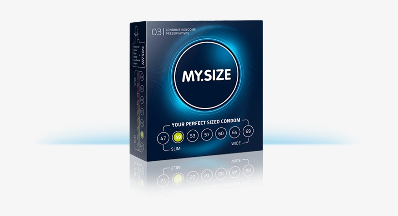 Size Condoms In 7 Sizes - My Size 69 Mm 3-pack, transparent png download