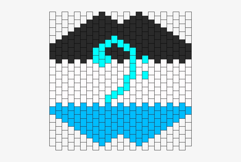 Bass Clef Mask Bead Pattern - Kandi Mask Trippy Patterns, transparent png download