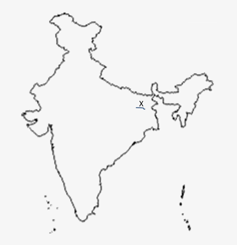 Identify The Place X Marked On Map - Akhil Bharatiya Samaj Sewa Sansthan, transparent png download