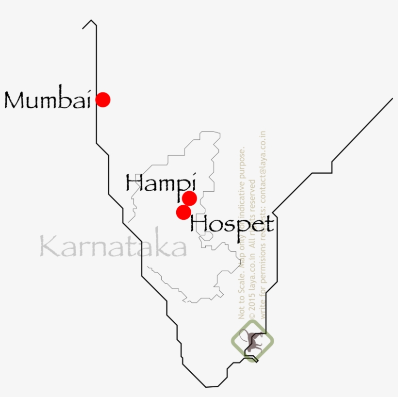 Mumbai And Hampi Location In India - Hampi, transparent png download