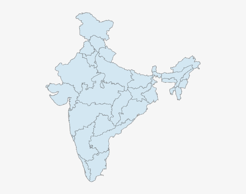 India Map Img - India, transparent png download