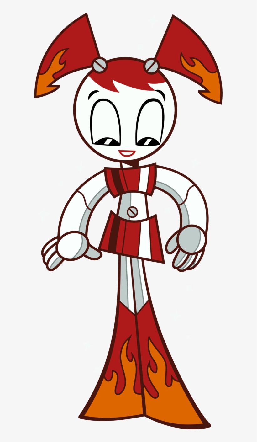 Hot Rod Jenny By Frankrt-d6efxcf - My Life As A Teenage Robot Red, transparent png download