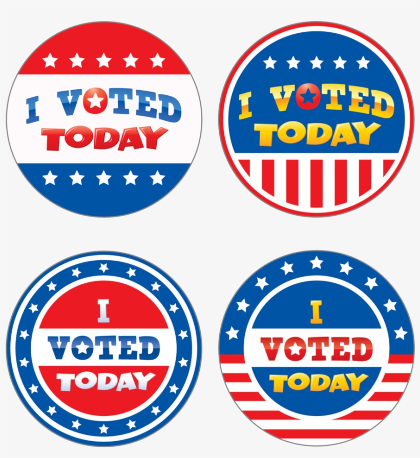 Tcr5898 I Voted Today Wear 'em Badges Image - Teacher Created Resources I Voted Today Wear'em Badges, transparent png download