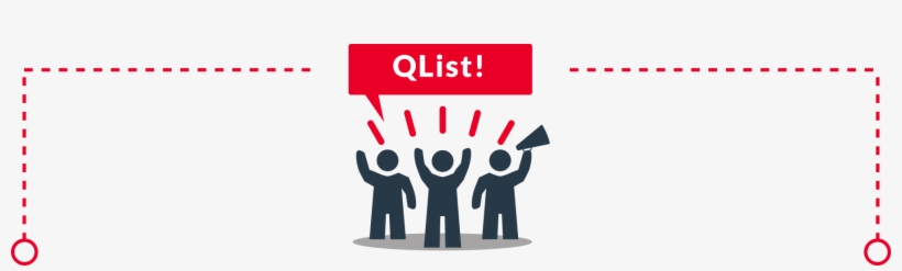 Engage With Your Peers With The New, Improved Qlist - Graphic Design, transparent png download