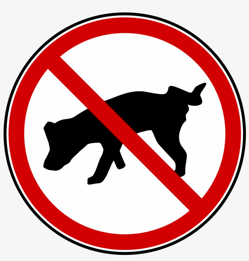 Dog No Peeing Clipart, Vector Clip Art Online, Royalty - Down Steal This Album, transparent png download