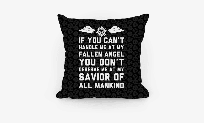 If You Can't Handle Me At My Fallen Angel Pillow - She's Beauty She's Grace She Ll Punch You In The Face, transparent png download
