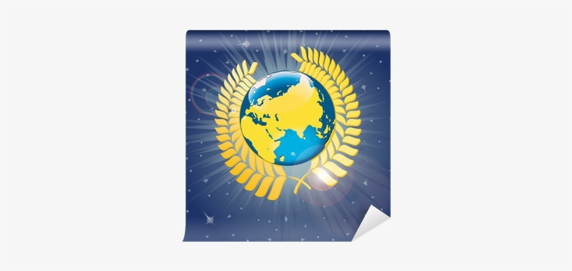 Laurel Wreath Around The Planet Earth - Professional Property Briefings: Eurasia, transparent png download