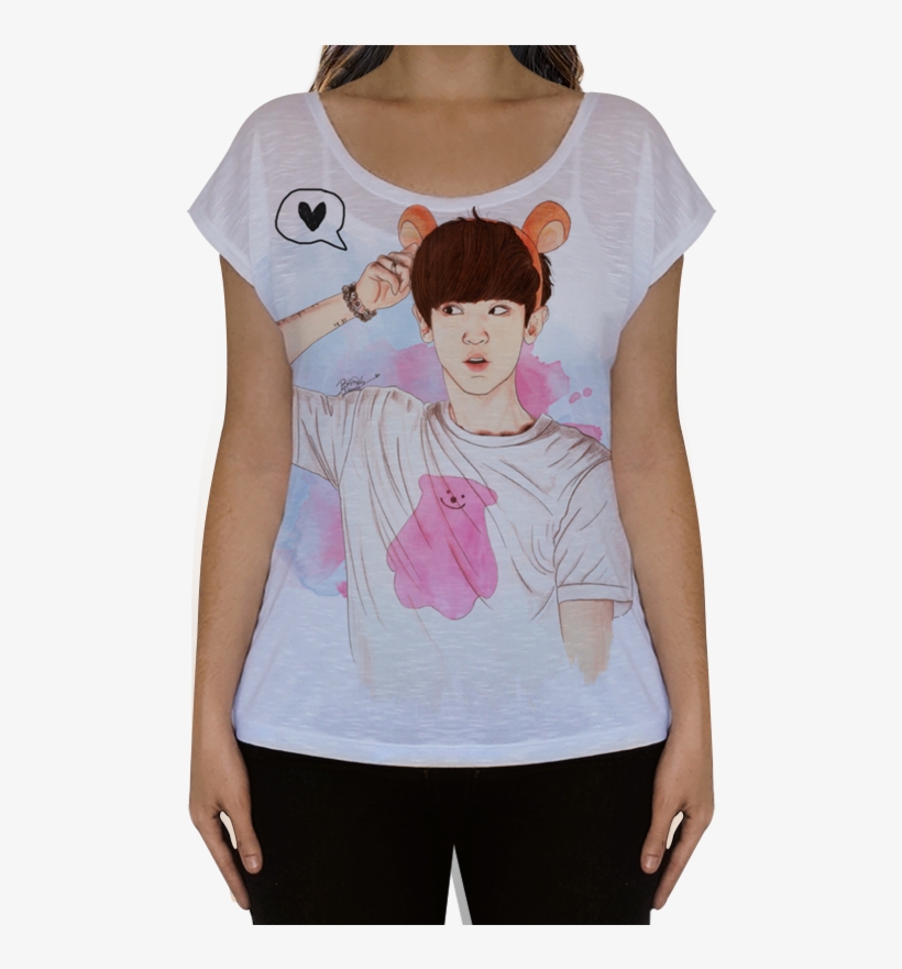 Camiseta Fullprint Chanyeol - Camisa De Santo Antonio, transparent png download