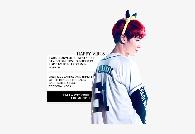 Kai Lay Suho Xiumin - Chanyeol Red Hair Exordium, transparent png download