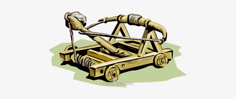 Historical, Catapult Royalty Free Vector Clip Art Illustration - Catapult, transparent png download