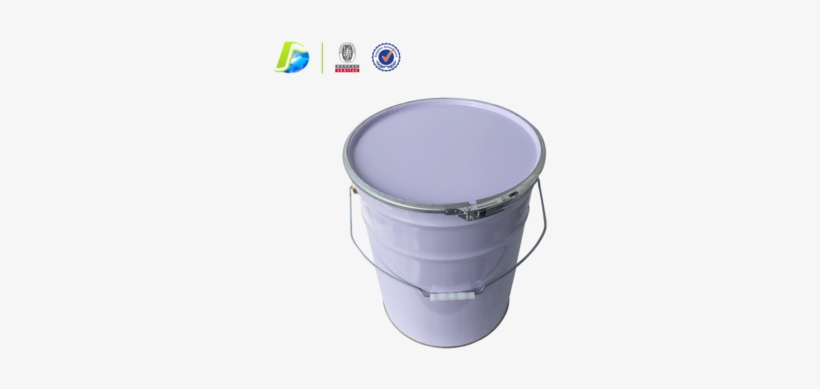20l 5 Gallon Metal Paint Bucket With Lock Ring Lid - .com, transparent png download
