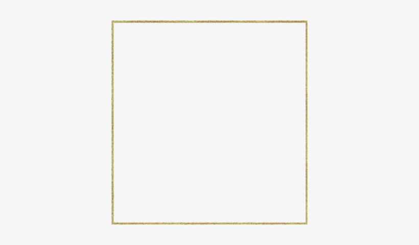 Cadre Fin Doré - Yellow, transparent png download