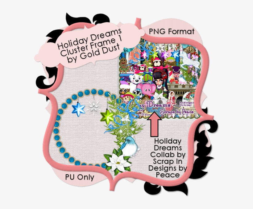 Holiday Dreams Ftu Cluster Frame Frenzy - Thanksgiving, transparent png download