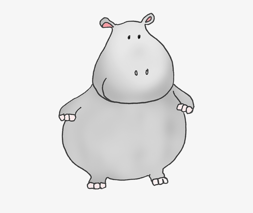 Hippopotamus Clipart - Google Search - Cartoon Hippos, transparent png download