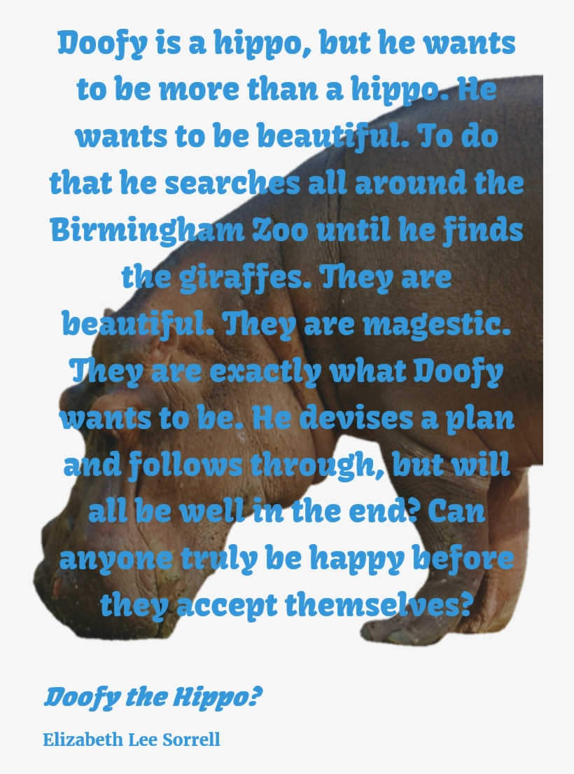 Doofy The Hippo - Poster, transparent png download