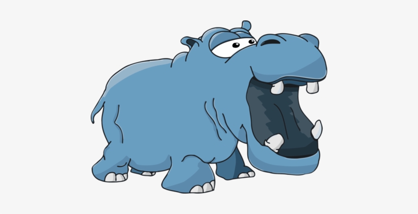 Hippopotamus River Horse Cartoon Joke - Nil Horse Cartoon, transparent png download