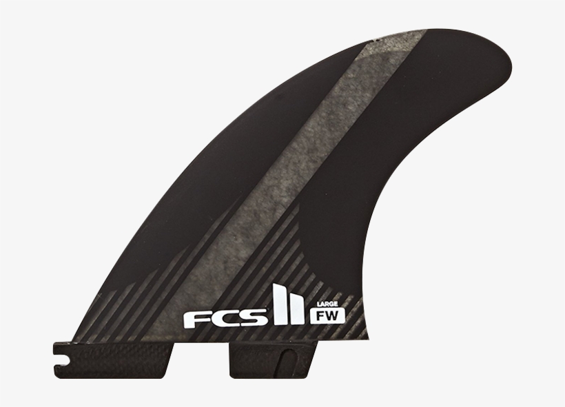 Constructed With A Carbon Tissue Insert To Offer More - Fcs Ii Fw Pc Carbon Black Large Tri Fins, transparent png download