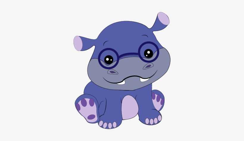 Hippo With Goggles To Help Him See In The Water - Vector Graphics, transparent png download