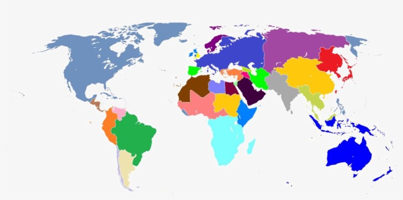 World Map Png File - Länder Som Deltog I Första Världskriget, transparent png download