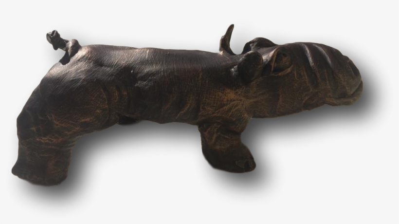 Free Standing Hippo - Animal Figure, transparent png download
