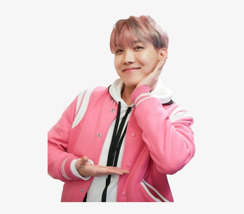 @louex Shared By U Ji On We Heart It - J Hope Pink Transparent, transparent png download