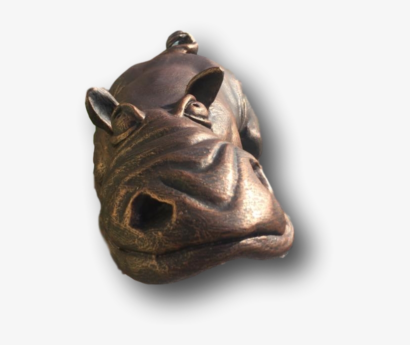 Free Standing Hippo - Handbag, transparent png download