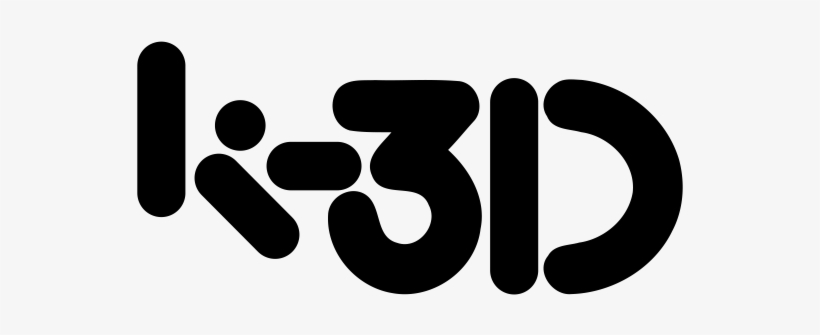 K-3d Logo - K 3d Software Logo, transparent png download