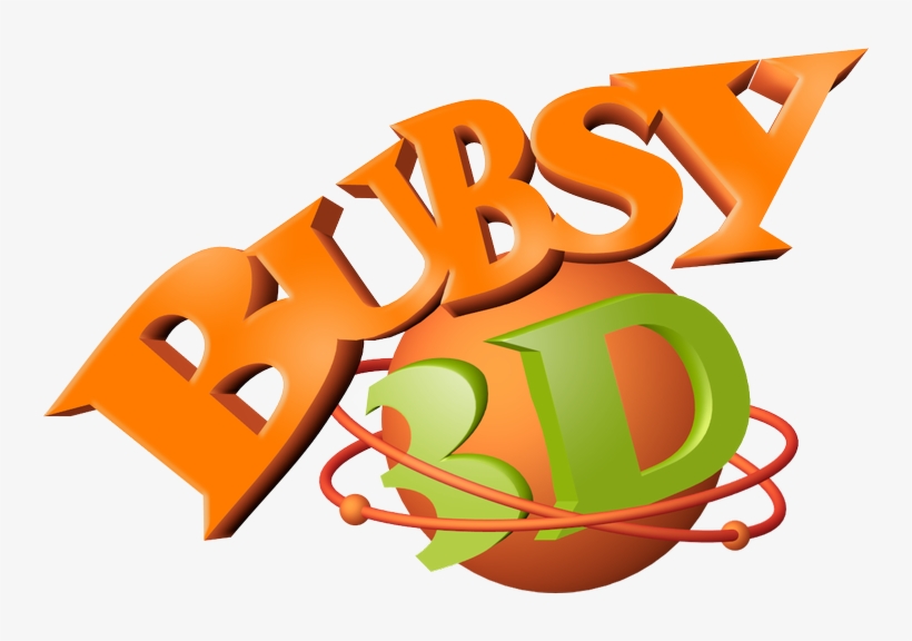 3d Logo I Made The Other Day - Bubsy, transparent png download