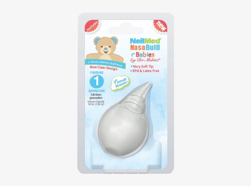 Neilmed® Nasabulb - Nasabulb Clear Silicone Bulb, Single, transparent png download