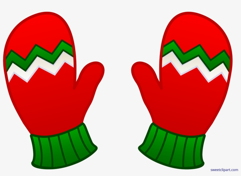 Collection Of Christmas Mittens High Quality - Clip Art Mittens, transparent png download